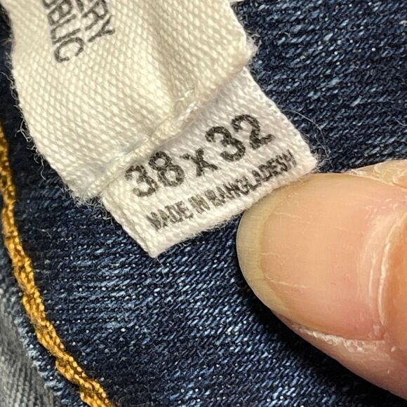 Refinery republic mens distress jean sz 38x32 refinery Denim Design Stretch nwot - Picture 11 of 12